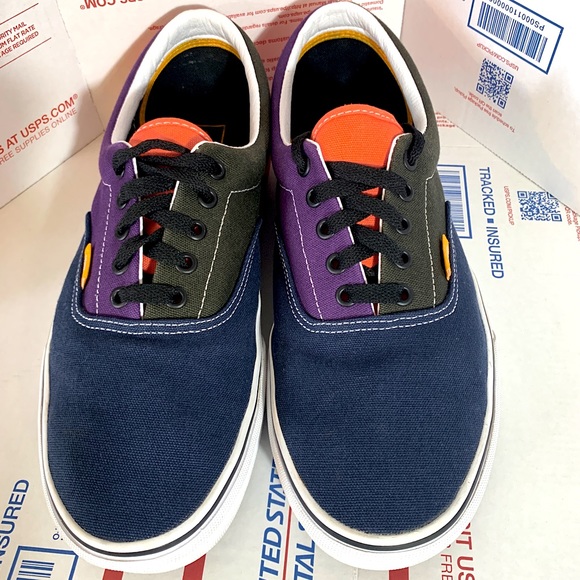 Vans Other - Vans Off the Wall Authentic Men's Size 12 Quad-Color Sneakers 721356 Low Tops.